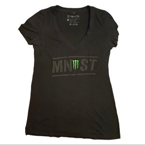 Monster Energy V-Neck T-Shirt
